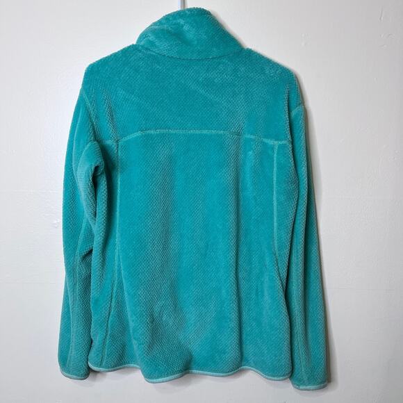 Patagonia Re-Tool Snap-T Pullover Sweater XL Turquoise Blue Turtleneck Womens - Picture 2 of 5